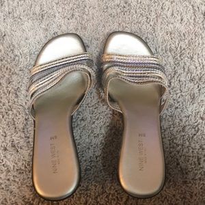 NEW NineWest strapless dress sandals